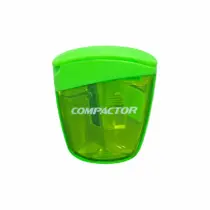 Apontador C/Depósito Verde C/1 Furo. - Compactor