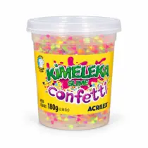 Kimeleca Confetti Coração colorido C/ 180g. - Acrilex