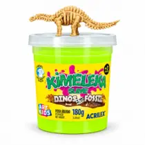 Kimeleca Dinos fossil Amarelo C/180g. - Acrilex