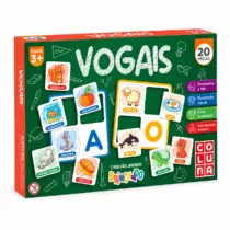 Jogo Das Vogais C/ 20 Peças. - Gala