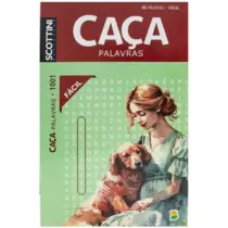 Caça Palavras 1001 Fácil C/ 96 Páginas. - Brasileitura