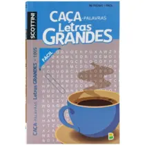 Caça Palavras Letras Grandes 1005 Fácil C/ 96 Páginas. - Brasileitura