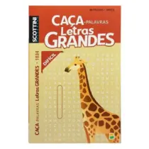 Caça Palavras Letras Grandes 1034 Difícil C/ 96 Páginas. - Brasileitura