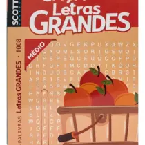 Caça Palavras Letras Grandes 1008 Médio C/ 96 Páginas. - Brasileitura