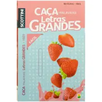 Caça Palavras Letras Grandes 1031 Fácil C/ 96 Páginas. - Brasileitura