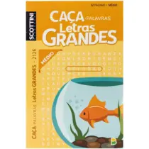 Caça Palavras Letras Grandes 2126 Médio C/32 Fls. - Brasileitura