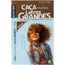 Caça Palavras Letras Grandes 2132 Difícil C/32 Fls. - Brasileitura