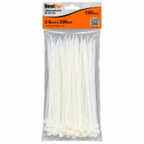 Abraçadeiras de Nylon 3.6mm x 200mm C/100 Pçs. - Bestfer